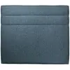 SOMMEIL DE PLOMB Tete de lit Lignes Bouclette Noir - Ep 10 cm rembourré Prestige Literie