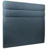 Tete de lit Lignes Bouclette Noir - Ep 10 cm rembourré Prestige Literie