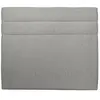 Tete de lit Lignes Bouclette Gris L 180 cm - Ep 10 cm rembourré