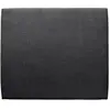 Sommeil de plomb Tete de lit tapissée en tissu noir - Bois massif - L 160 cm - Ep 10 cm rembourré