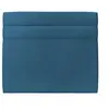 Tete de lit Lignes Velours Bleu - Ep 10 cm rembourré Prestige Literie