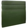 Sommeil de plomb Prestige Literie - Tete De Lit Lignes Tissu Vert - Ep 10 Cm Rembourré - Vert