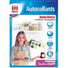 Micro Application - Papier autocollant - Fond blanc - 4 feuilles A4-96...