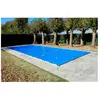 BACHES-PISCINES.COM Bâche Hivernage 550 g/m² Bleue 10,70 x 5,70 m pour Piscine Maximum 10 x 5 m avec Grille d'Evacuation - Direct Usine France