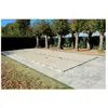Bâche d'Hivernage - BACHES-PISCINES.COM - 550 g/m² - Beige - 6,60 x 3,60 m - Grille d'Evacuation