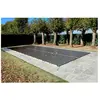 Bâche d'hivernage - BACHES-PISCINES.COM - 9,70 x 4,70 m - 550 g/m² - Gris Anthracite - Protection hiver