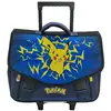 Cartable à roulettes Pokemon Pikachu Bleu 41 CM - 2 cpt