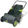 Balayeuse à gazon balayeuse de feuilles pour jardin terrasse 103 L