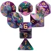 Lot de 7 dés en boîte   Elfes de la nuit  - HD Dice Dés  - TI-EFD0116 