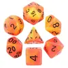 Epic Forge HDGD-04 Lot de 7 Dés en boîte   Feu Phosphorescent