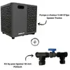 Poolex - Pack transformation spa pompe à chaleur 5 kW + by-pass