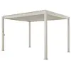 SWEEEK Pergola bioclimatique aluminium 4x3m beige
