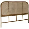 SWEEEK Tête de lit en rotin naturel et cannage. L 140 x P3 x H110cm