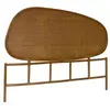 SWEEEK Tête de lit organique en rotin foncé SAMOA 160cm