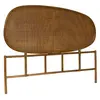 SWEEEK Tête de lit organique en rotin foncé SAMOA 140cm