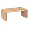 sweeek Table basse rectangulaire en acacia massif 100cm