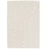 SWEEEK Tapis intérieur/extérieur motif arches beige. 160 x 230cm 100% polyester recyclé