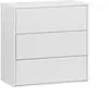 Module de rangement décor bois blanc 3 tiroirs