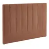 Tête de lit pour lit double 140cm revêtement tissu camel - cole 150cm
