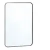 Miroir rectangulaire acier noir 60 x 90 x 1.8 cm - harold