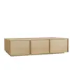 sweeek Meuble tv décor bois 3 portes naturel 180cm