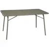 Table de jardin pliante - SWEEEK - Amelia - 140x80cm - 4 places - Traitement antirouille