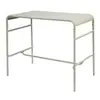 sweeek Table haute de jardin métal 4 places, beige