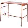 sweeek Table haute de jardin métal 4 places, terracotta