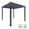 sweeek Pergola bioclimatique aluminium motorisée 3x3m led anthracite