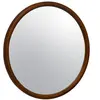 sweeek Miroir rond en bois de pin ø60cm georgia noyer