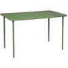 sweeek Table de jardin métal 4 places, vert