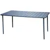 SWEEEK Table de jardin métal 6-8 places. Marine. Amelia. 160x90xh72.5cm
