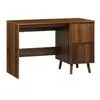 Bureau avec 2 tiroirs noyer linear l 120 x p 48 x h 75cm