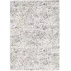 AFK Living Tapis design finition couture anglaise gris 120 x 160