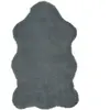 AFK Living Tapis ultra doux imitation fourrure 120 x 120
