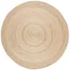 AFK Living Tapis rond en jute naturelle 90 x 90