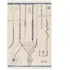 AFK Living Tapis doux et design style ethnique bleu 160 x 230