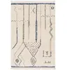 AFK Living Tapis doux et design style ethnique bleu 120 x 170