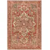AFK Living Tapis design finition couture anglaise rouge 200 x 290