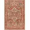 Tapis design finition couture anglaise rouge 160 x 230