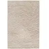 AFK Living Tapis ultra doux effet sculpté beige 120 x 170