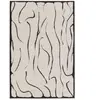 AFK Living Tapis ultra doux effet sculpté noir 160 x 230