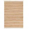 AFK Living Tapis rayé fait main en matières naturelles rose 160 x 230
