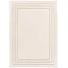 AFK Living Tapis design inspiration ethnique avec effet relief beige 160 x 230