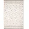 AFK Living Tapis design inspiration ethnique avec effet relief beige 120 x 170