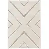 AFK Living Tapis design avec effet relief beige 120x170 cm