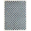 AFK Living Tapis à poil haut doux et confortable bleu 120 x 170