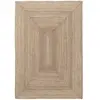 AFK Living Tapis design fait main en jute marron 160 x 230