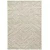 AFK Living Tapis design ultra doux en fibres recyclées gris 160 x 230