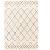 AFK Living Tapis shaggy design doux et volumineux beige 120 x 170